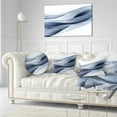 thumbnail image 3 of Designart Glittering Light Blue Pattern - Abstract Throw Pillow - 12x20, 3 of 5