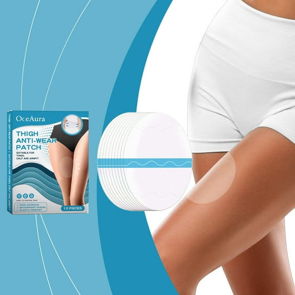 Kokovifyves Thigh Reduce-friction Patch Breathable Seamless Legging Patch Elastic Reduce-friction Thigh 10pcs