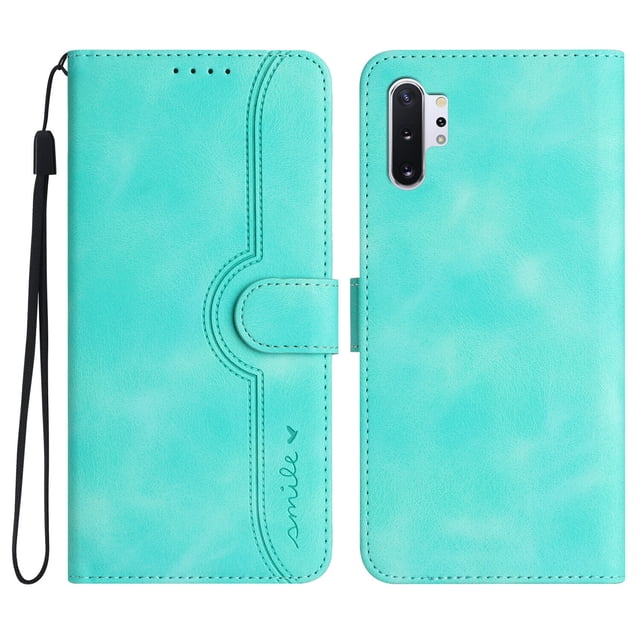 Compatible avec Samsung Galaxy Note 10 Plus Étui Portefeuille en Cuir PU Premium avec Couverture Magnétique Intégrée