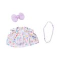 thumbnail image 3 of Vestido de muñeca de peluche, haz tus propias muñecas, accesorios para fotos de moda, bricolaje, disfraces de juego de simulación, falda con tirantes, Falda Cereza, 3 of 8