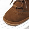 thumbnail image 6 of HsdsBebe?Baby?Boys?Girls?Oxford?Shoes?PU?Leather?Soft?Rubber?Sole?Sneakers??Anti-Slip?Toddler?Ankle?Boots?Infant?Walking?Shoes Moccasins, 6 of 6