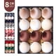 thumbnail image 2 of Juego de 12 bolas de terciopelo para árbol de Navidad, 8 cm, con lazo para colgar, decoración navideña para el hogar, Pa S6A9, 2 of 5