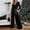 Black2, variant on Women Jumpsuits Dressy Long Sleeve Baggy Long Pants V Neck One Piece Jumpsuits Velvet Baggy Overalls Crewneck Vacation Rompers XL