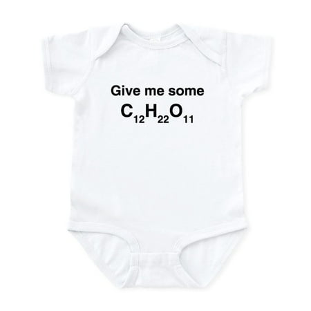 

CafePress - Chemistry Give Me Sugar Infant Bodysuit - Baby Light Bodysuit Size Newborn - 24 Months