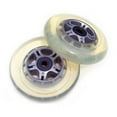 thumbnail image 1 of 2 Roues de Remplacement Transparentes avec Roulements ABEC 7 pour Trottinette, 100mm, 88A Uréthane, Pré-Assemblées, Haute Performance, Adaptées aux Mini-Trottinettes, 1 of 5