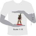 thumbnail image 3 of Boss Fight Studio Epic H.A.C.K.S. Gladiator Skeleton Action Figure – Highly Articulated Collectible Figurine with Accessories Including Helmet, Armor, Shield, Scissor Blade, Swords, and Stand – 1:12, 3 of 8