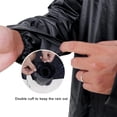 thumbnail image 4 of Rain Suits for Men Waterproof Lightweight Reflective High Visibility Rain Coats Hooded Man's Rainwear Rain Gear(Black S), 4 of 7