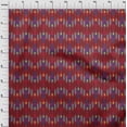 thumbnail image 3 of oneOone Coton Soie Tissu Rayé Ikat Tissu Imprimé 1 Yard 42 Inch Wide, 3 of 4