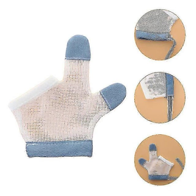 2Pairs Stop Thumb Sucking Finger Guard Pink Breathable Baby Finger Sucking Stop For Baby