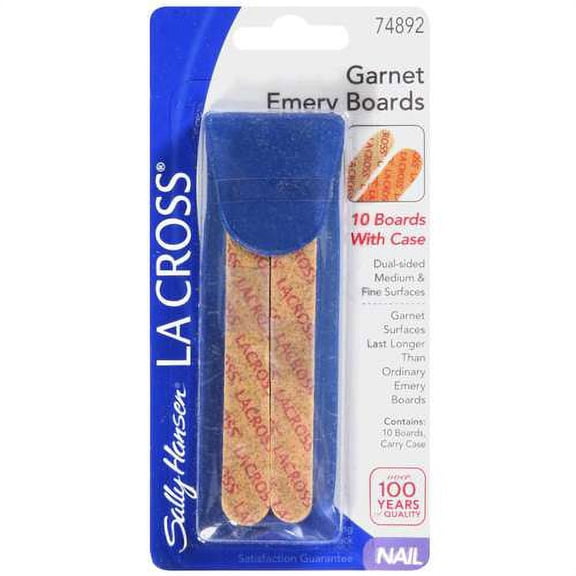 Coty La Cross La Cross Nail Emery Boards, 10 ea