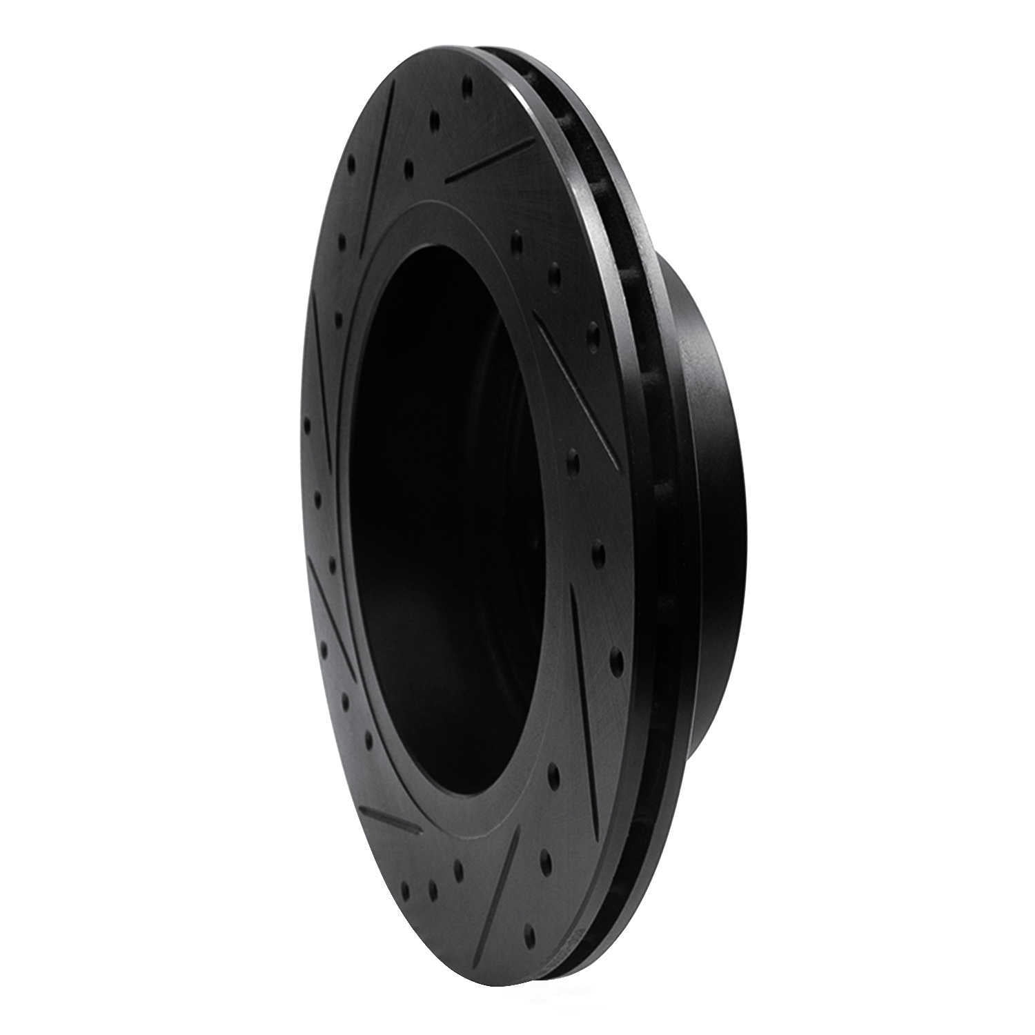 Dynamic Friction Company 633-20009R DFC Brake Rotor - Drilled And Slotted - Black