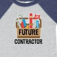 thumbnail image 4 of Inktastic Construction Future Contractor Boys or Girls Baby Bodysuit, 4 of 5