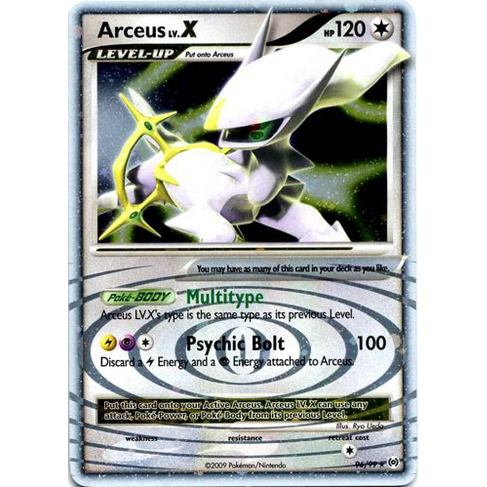 Arceus Ultra Premium Collection Uk Pokemon Platinum Arceus Arceus LV.X #96 - Walmart.com - Walmart.com