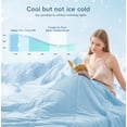 thumbnail image 4 of ROSEKIND Super Cooling Breathable Heat Dissipation Moisture Wicking Summer Throw Blanket, Soft Lightweight Quilt for Hot Sleepers Bedroom All Seasons Throws Blankets,90x90inch., 4 of 8