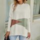 thumbnail image 3 of Gibobby Suéteres para mujer, Suéter Ligero de Cuello Redondo Suéter para Mujer, para otoño e invierno(Blanco,G), 3 of 4