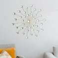 thumbnail image 5 of Wall Decor Bling 3D,Wall Art Hanging Rhinestone Decor,Home Decorative for Living Room, Home, Bedroom,Kitchen, Gold White, Diameter 44.5cm, 5 of 15