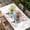 Blue Pink, variant on Valentine's Day Table Cloths for 4 Foot Rectangle Tables, Blue Truck Loads of Love Romantic Patio Waterproof Elastic Fitted Tablecloths, Washable Rectangular Table Cover for Camping