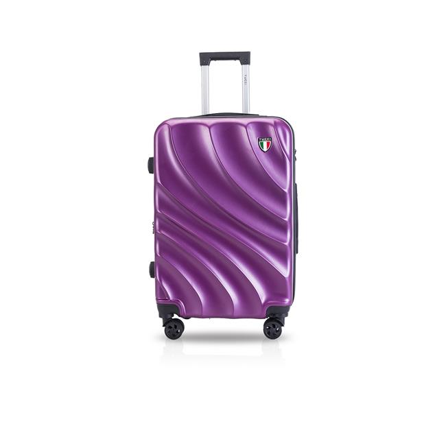 TUCCI T028320inDKPUR 20 in. Cremosa T0283 ABS CarryOn Luggage, Dark