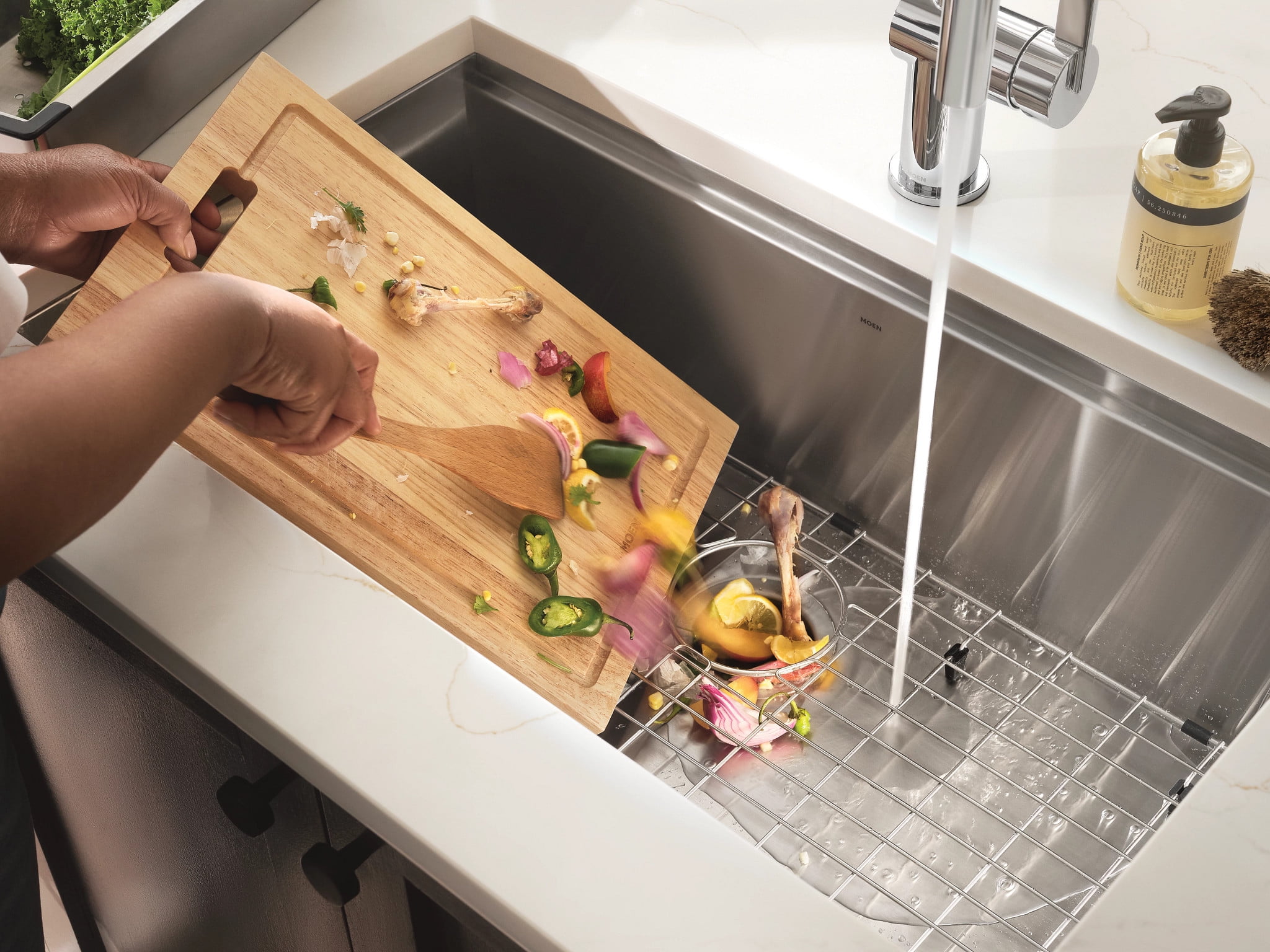 Chef Series EX100C 1HP Garbage Disposal with 360 Clean Rinse