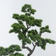 thumbnail image 2 of 62.75'' Artificial Bonsai tree in a White fishbowl planter perfect for indoor and outdoor use, 2 of 7