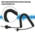 thumbnail image 1 of HM 152 Hand Microphone Cable, ABS Material, Thick Cable Desig Easy to Use, Spring Winding, Anti Pull Compatible with IC F121S, IC F221S, IC F221, IC F520, IC F521, 1 of 7