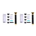 thumbnail image 1 of Minnieouse Cortadora de pelo eléctrica 5W USB Haircut Portable Barba Afeitado Salon Hairstyling Clipping Shaver con límite Cepillo para el cabello Negro 2piezas Minnieouse CBP162940, 1 of 5