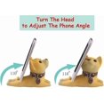 thumbnail image 3 of Cute Cell Phone Stand for Desk, Dog Phone Holder, Animal Desk Accessories, Angle Adjustable, Mount for iPhone Smartphone, 3 of 4