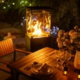 thumbnail image 6 of Pamapic 41,000 BTU Black Standing Propane Patio Heater with Lockable Wheels & Cover, Ideal for Patio, Backyard, Balcony, 6 of 8