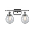 thumbnail image 1 of Innovations 916-2W-PC-G204-6-LED Beacon 2 Light Bath Vanity Light part of the Ballston Collection, Polished Chrome, 1 of 1