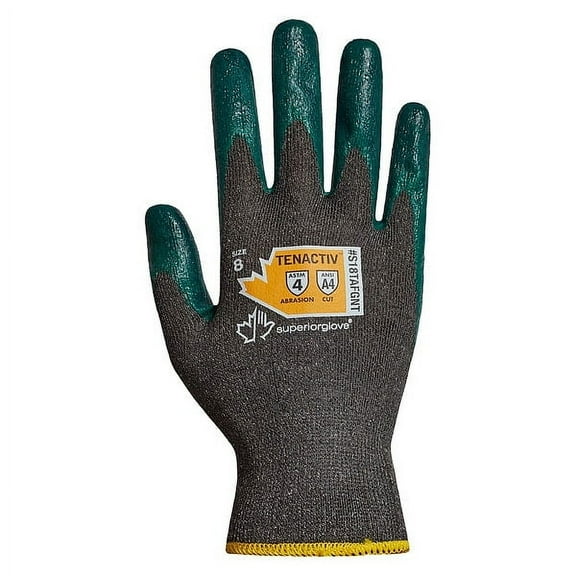 Superior Glove Cut-Resistant Gloves,Glove Size 9,PR S18TAFGNT-9