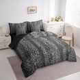 thumbnail image 3 of Manfei Aesthetic Gray Twin Bedding Sets 7-Piece, Cheetah Leopard Print Bedding Comforter Set, Safari Wildlife Sheet Sets, Ultra Soft Bedroom Decor, 3 of 7