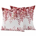 thumbnail image 6 of Red Eucalyptus Leaves Outdoor Pillow Covers 18x18 Inch Throw Pillow Covers Set of 2 Waterproof Decorative Pillow Cases Summer Botanical Weeping Cushion Covers for Patio Furniture Garden Couch Sofa, 6 of 8