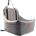 thumbnail image 1 of Asiento de coche para perros Wooaidagg para perros de tamaño mediano, color gris, 1 of 6