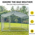 Large Outdoor Pet Dog Run House Kennel Shade Cage Enclosure with Cover