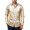 Khaki-D, variant on LIIPEE Halloween Graphic Shirt For Men Long Sleeve Turn Down Collar Button Up Shirts Male Autumn Comfortable Breathable Tops,XXL