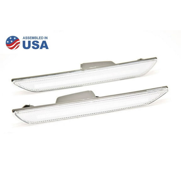 For Mustang 2015 EU LED Sidemarkers Clear Set Diode Dynamics DD5071