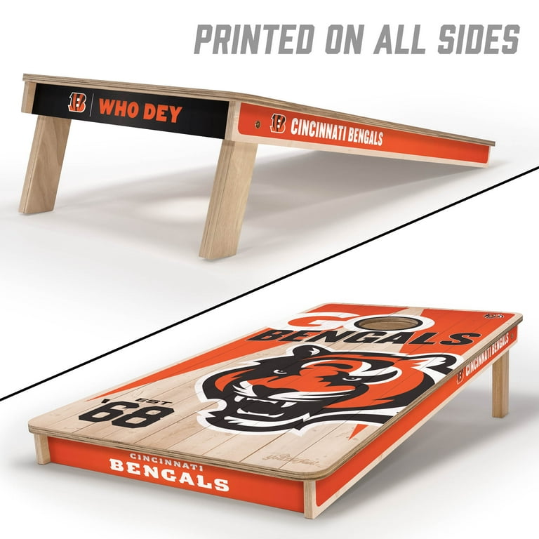 YouTheFan NFL Cincinnati Bengals 2' x 4' Cornhole Game - Walmart.com