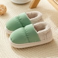 thumbnail image 2 of XIYON Toddler Slippers Boys Girls For Kids Cozy Winter Indoor Shoes Soft Sole Toddler Comfortable Home Footwear 7-8 Years, 2 of 5