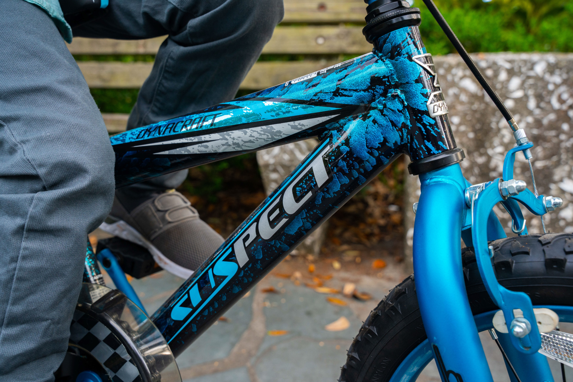 Dynacraft 16" Suspect BMX Bike, Blue, Ages 6-9 photo 8