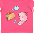 thumbnail image 4 of Inktastic An Axolotl Meets a Taco Boys or Girls Toddler T-Shirt, 4 of 5