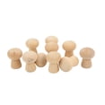 thumbnail image 2 of 10 Uds. Cuerpos de muecas de clavija cabeza de seta de madera sin terminar mueca de clavija juego de bebé cuerpos de mueca de peón cuerpos de madera de ngel de mueca de clavija, 2 of 9