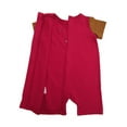 thumbnail image 7 of No-Strip Sensory Friendly Toddler Bear Romper in Pink/Brown, 7 of 7
