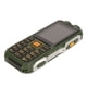 thumbnail image 1 of Teléfono móvil para personas mayores, 2G, 2,6 pulgadas, ultrafino, 16800 mAh, gran volumen, con línea de carga para llamadas, color verde, 1 of 15