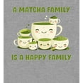 thumbnail image 2 of A Matcha Family Is A Happy Family Adult Heather Gray Crew Neck Long Sleeve Tee-3XL, 2 of 6