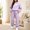 Purple Pink02, variant on Dwelliawo Womens Hoodie Sweatsuit 2 Piece Solid Color Casual Hoodie Joggers Running Pant Set Relaxed Fit Fall Suits with Pockets Gray 2XL