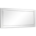 thumbnail image 6 of Empire Art Direct Moderno Squared Corner Beveled Rectangle Wall Mirror, 24" x 54", Ready to Hang, 6 of 12