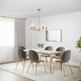 thumbnail image 5 of 9515-MG Millennium Lighting Beverlly - 5 Light Chandelier-21.5 Inches Tall and 26 Inches Wide-Modern Gold Finish    -Traditional Installation, 5 of 6