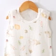 thumbnail image 4 of Nilvkv Newborn Sleepers, Newborn Onesies, Toddler Creative Print Sleeveless Snap Front Romper Lightweight Summer White 12-18 Months, 4 of 5