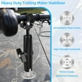 thumbnail image 3 of Trolling Motor Stabilizer Mount Support for Minn kota Terrova/Riptide Terrova/Ulterra/PowerDrive,Tough-Claw Trolling Motor Shaft Securely&Reduces Vibration,360° Adjustable,Fits up to 2-Inch Bar, 3 of 7