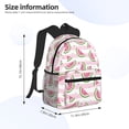 thumbnail image 4 of Vsdgher Watermelon Print Unisex Large Capacity Bookbag Schoolbag Casual Daypack for High School/College/Teens/Travel/Work, 4 of 8